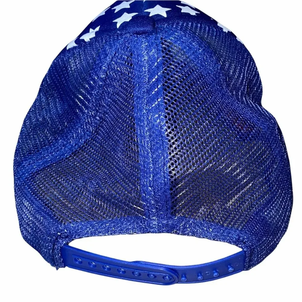 United States American Flag Inspired Stars Red, White and Blue Snapback Cap